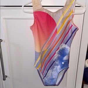 Colorful Kids Gymnastics Leotard